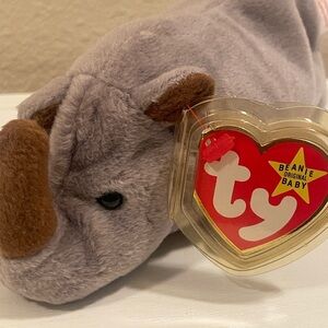 Ty Beanie Babies - Spike the Rhino
